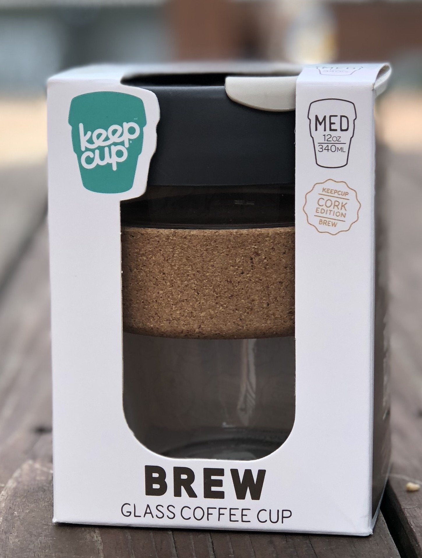 KeepCup Reusable Tempered Glass Coffee Cup | Travel Mug with Spill Proof  Lid, Brew Cork Band, Lightw…See more KeepCup Reusable Tempered Glass Coffee