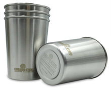 Load image into Gallery viewer, Greens Steel 4 Pack stainless steel cups come in 10 oz or 16 oz options
