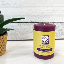 Load image into Gallery viewer, 100% Beeswax Candles - Sunbeam Candles - Aromatherapy - Lavender
