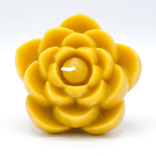 Load image into Gallery viewer, Beeswax Candles- Lotus Flower - 100% Pure Beeswax
