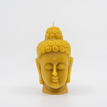 Load image into Gallery viewer, Beeswax Candle - Tibetan Buddha Head - Sunbeam Candle
