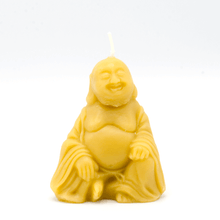 Load image into Gallery viewer, Beeswax Candles - Laughing Buddha - 100% Beeswax

