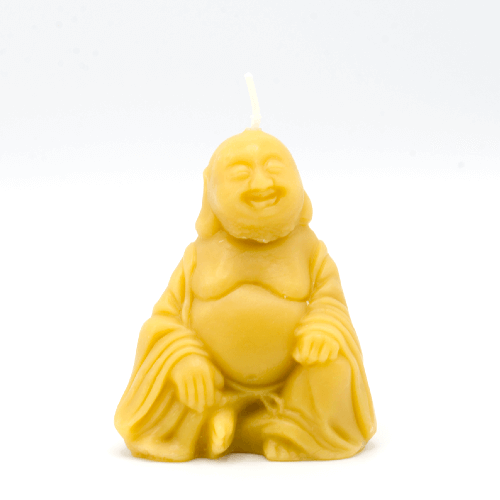 Beeswax Candles - Laughing Buddha - 100% Beeswax