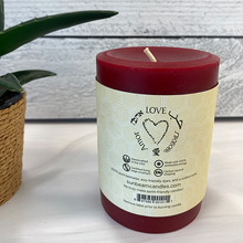 Load image into Gallery viewer, 100% Beeswax Candle - Made in USA - A Gift of Love
