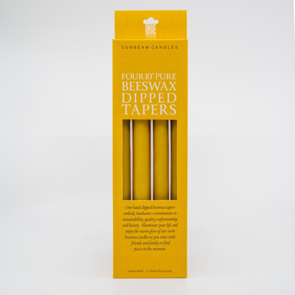 Beeswax Tapers - Made in USA
