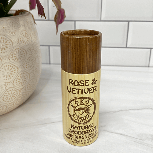 Plastic Free Natural Deodorant - Kokoa Botanics - Rose & Vetiver