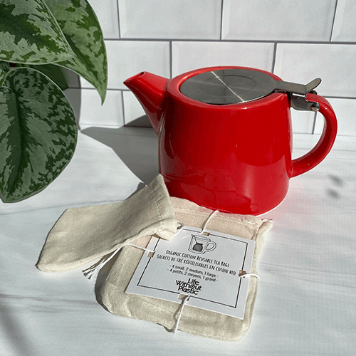 Reusable tea bags - plastic free