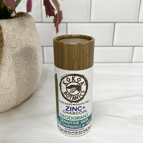 Sensitive Skin Natural Deodorant - Blue Chamomile & Mint - Kokoa Botanics