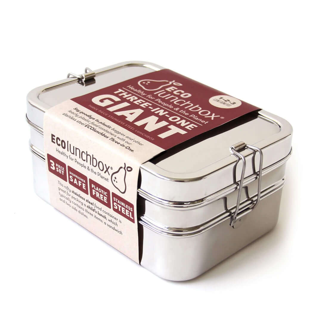 Stainless Steel Bento Box 3 in 1 Giant