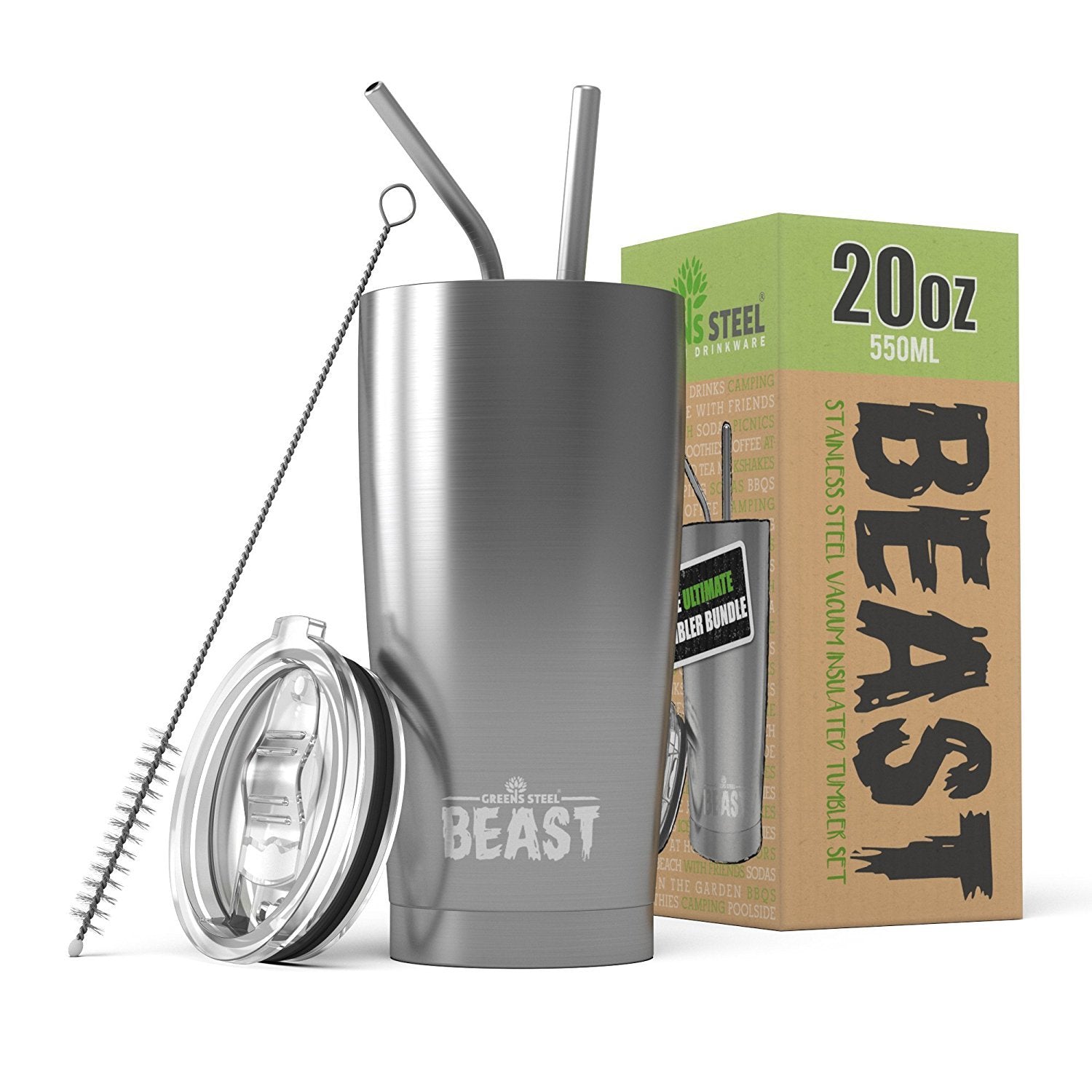 All colors back in stock 🎉 30oz Beast Tumbler - Greens Steel