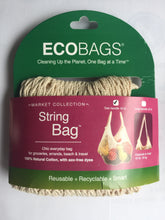 Load image into Gallery viewer, Ecobags Cotton String reusable bag
