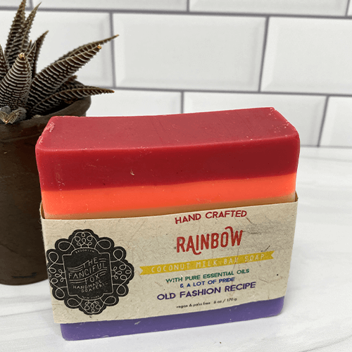 Vegan Palm Oil Free Bar Soap - Rainbow