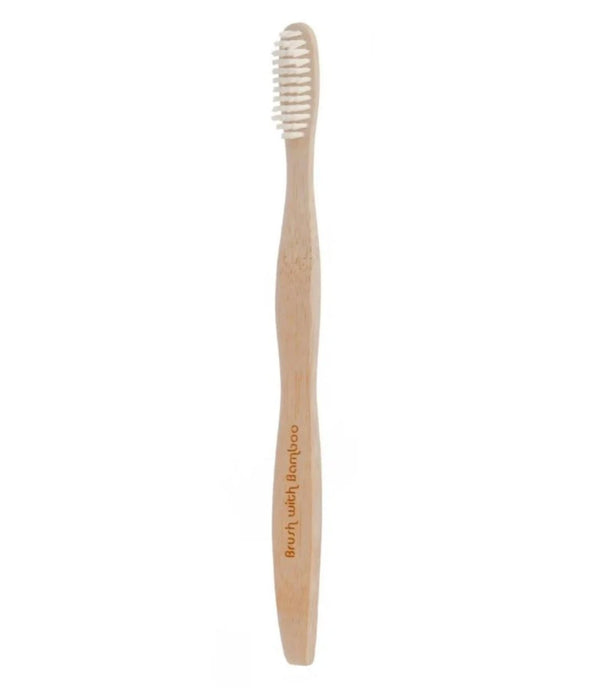 Bamboo toothbrushes are a great plastic alternative and are made of natural components